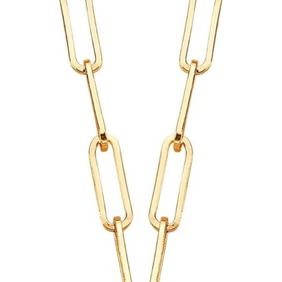 Gold Dainty Initial Necklace Lock Necklace 18K Gold Plated Padlock Necklace with - Picture 1 of 7